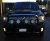 Stainless steel bull bar with black powder coating for 4 auxiliary lights for Dodge Ram 1500 2010-