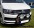 Stainless steel bull bar with matte black powder coating for VW Transporter T6 from 2016-