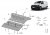 Skid plate for Mercedes-Benz V-Class from 2014-2024