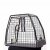 Dog cage with long side opening VW Golf 6 2009-2013