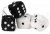 Velvet dice - 50x50x50 mm
