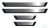 Stainless steel step guard for Peugeot 508 2011-