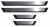 Stainless steel step guard for VW Jetta 2011-