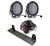 Complete extra light package - 2 LED extra lights Elite 185W