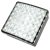 Square recessed reversing light 24 V