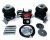 Auxiliary air suspension kit Peugeot Boxer 2002-2006 | Single circuit with compressor