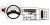 Mobile phone holder for VW Transporter T4 from 1996-2002