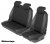 Driver &amp; passenger seat covers - Transit 2006-2013