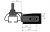 Package of brackets for LED ramp for 912/929 roof rack