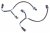Branch wiring harness for LEDSON DRL for Scania 4 and R series