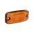 Position light/side marker in fiber optic LED with built-in reflex | Yellow
