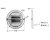 LEDSON Sky SQ Interior Lighting - Diameter 130 mm