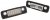 License plate light Ford Fiesta, Fusion and Mondeo MK2