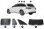 Sun visors Mercedes C-Class from 2015-2021