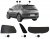 Sun visor Opel Grandland X from 2017-2021