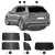 Sun visors Volkswagen Tiguan Allspace from 2016-2023