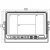 Split system 7" monitor incl. 1 standard camera &amp; 1 side camera