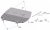 Exploded view of skid plate Volvo XC90 2003-2014