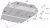 Exploded view skid plate for Chevrolet Captiva 2011-
