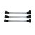 Roof racks Ford Transit Custom from 2023 onwards | Silver | 3 pcs
