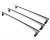 Roof rack Ford Custom from 2023- | 3x Silver