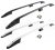 Aluminum Roof Rails for Mazda CX-5 from 2012-2017