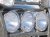 Transparent stone bulkhead cover for Hella Luminator