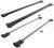 Cross Bars for roof rails for Mazda CX-5 from 2012-2017