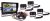 9” split screen rear view camera system with 4 standard cameras