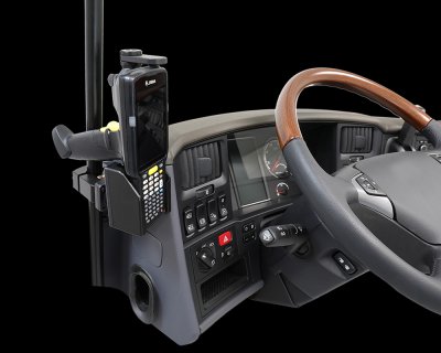 Pipe mount with plate for Volvo FM from 2014-2019