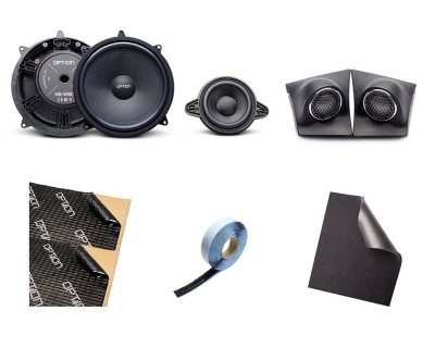 Speaker Package for Mercedes-Benz Sprinter (2018–) | Front Speaker Package, including Center Speaker & Sound Damping