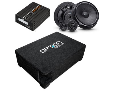 Speaker Kit for Volkswagen Golf (2013–2021) | Front Speaker Kit, DSP Audio Processor, Amplifier & Subwoofer (PULSE-8P)