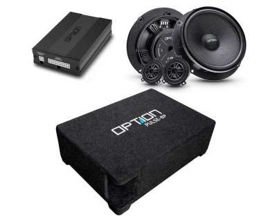 Complete audio package – Speakers, DSP, subwoofer (PULSE-8P), and sound insulation for the MAN TGE from 2016 onward