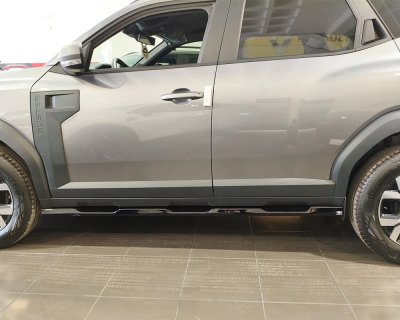Side Skirts V1 for Dacia Duster from 2024- | Gloss Black styling