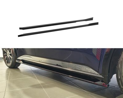 Side Skirts V1 for Renault 5 E-Tech from 2024- | Gloss Black styling