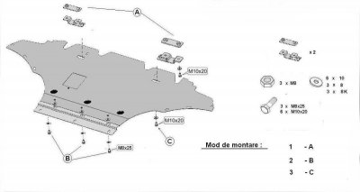 Skid Plate for Audi A5 from 2009-2015