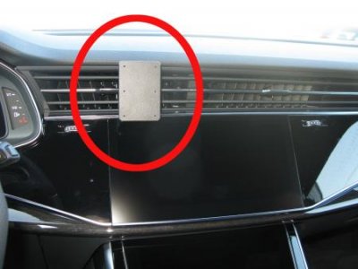 Mobile phone holder for Audi Q7 from 2015-