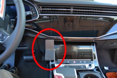 Mobile phone holder Audi Q7 from 2015-