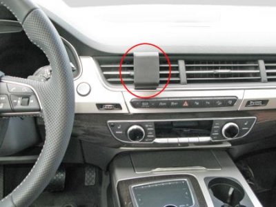 Mobile phone holder for Audi Q7 from 2015-