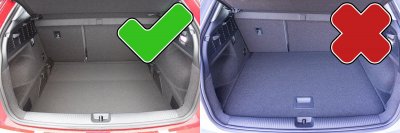 Trunk mat for Audi Q2/SQ2 from 2016-