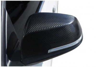 Carbon fiber mirror covers for BMW 1 Series F20 from 2011-