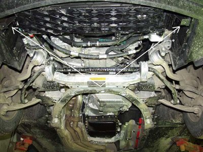 Skid plate BMW 5 Series 2004-2009