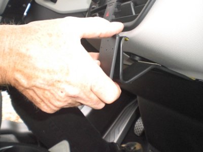 Mobile phone holder for BMW i3 from 2018-
