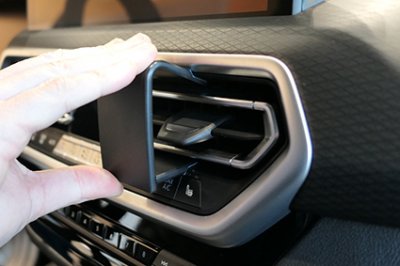 Mobile phone holder for BMW X3 from 2018-2024