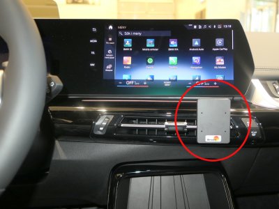 Mobile phone holder BMW X1 (U11) from 2023-