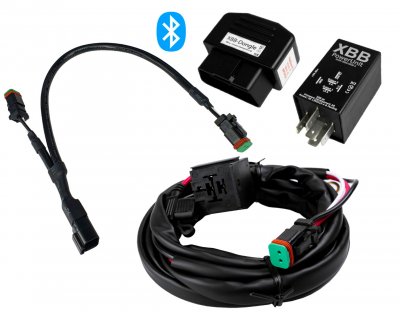 XBB Dongle OBD II - Extra light relay with connection via the car's OBD socket