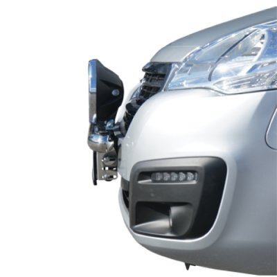 Stainless steel extra light bracket for Peugeot Partner 2016-