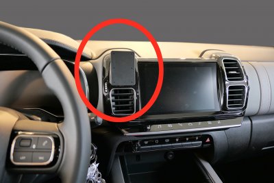 Mobile phone holder Citroen C5 Aircross from 2019-2022