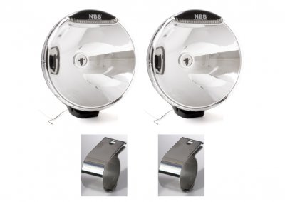 Complete auxiliary light package including mounting - NBB Alpha 225 Xenon