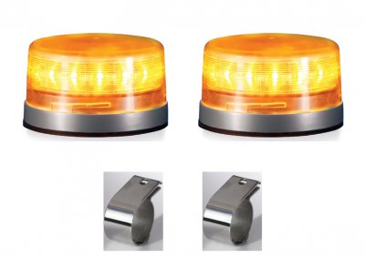 Complete warning light package including installation - Hella K-LED FO